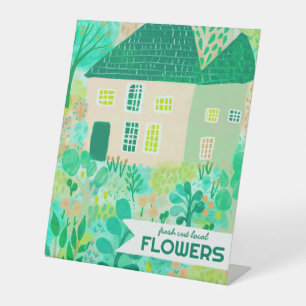 Expositor En L Floristería de puesto de flores caseras jardín acu