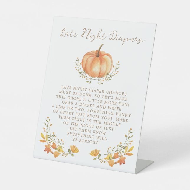 Expositor En L Foliage de Boho Pumpkin Fall (Anverso)