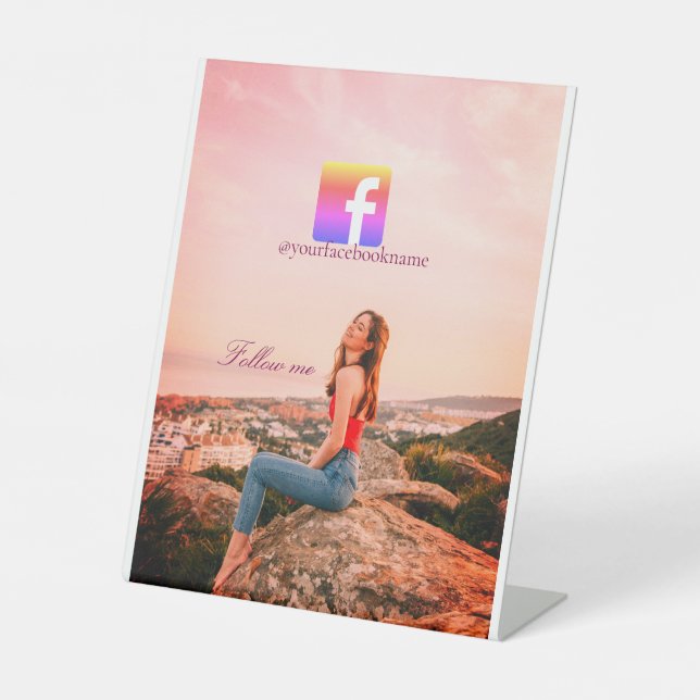 Expositor En L follow us facebook username social media photo  (Anverso)