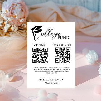 Expositor En L Fondo de Educación Superior Moderno Código QR