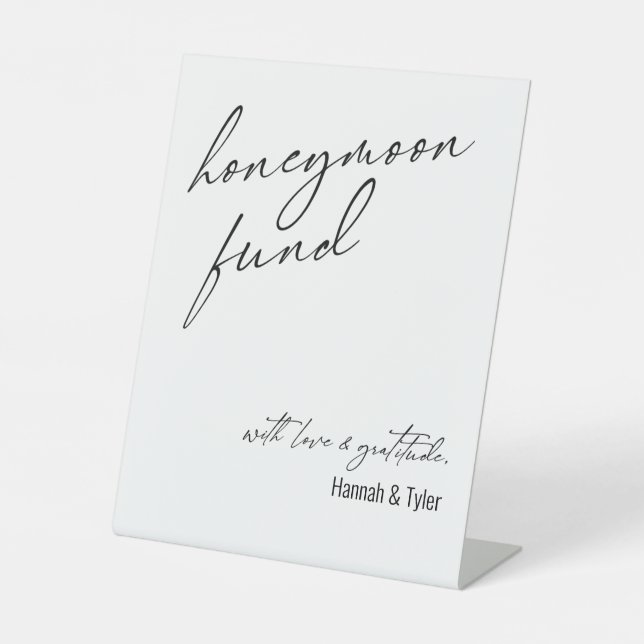 Expositor En L Fondo de luna de miel contemporáneo Código QR Blan (Anverso)