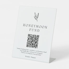 Expositor En L Fondo de Luna de Miel Minimalista Botánico Boda 