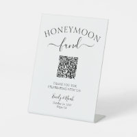 Fondo para Luna de Miel QR Boda Minimalista