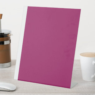 Expositor En L fondo rosa con borde blanco