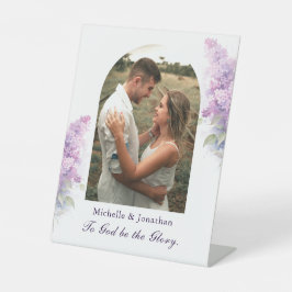 Expositor En L Foto boda a Dios sea la Gloria Cristiana Lilac