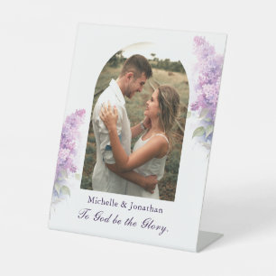 Expositor En L Foto boda a Dios sea la Gloria Cristiana Lilac