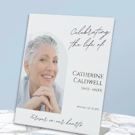 Expositor En L Foto de Arco Moderno Funeral Bienvenido Rótulo Ped