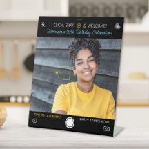 Foto de cumpleaños de la instantánea