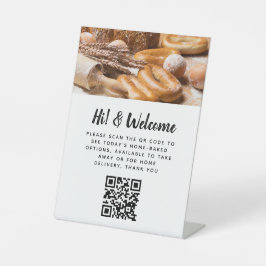 Expositor En L Foto de personalizado de panadería de código QR si