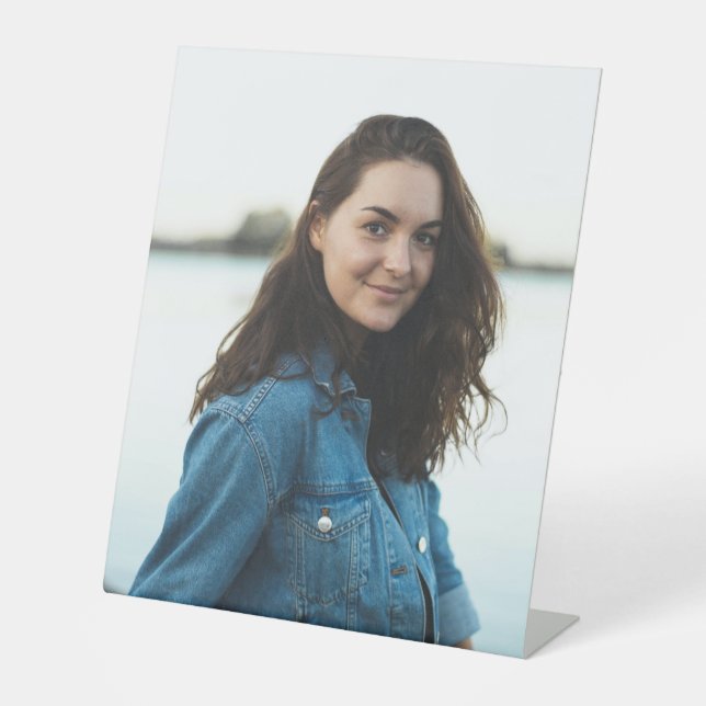 Expositor En L Foto personalizada personalizada (Anverso)