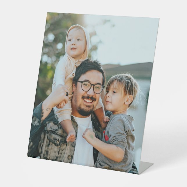 Expositor En L Foto personalizado (Anverso)