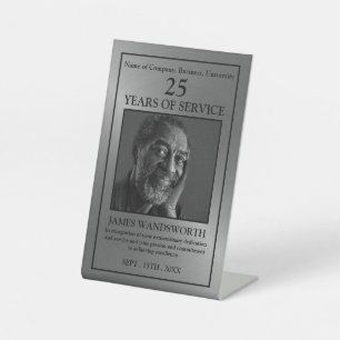 Expositor En L Foto Silver/Personalizada - Premio al Empleado