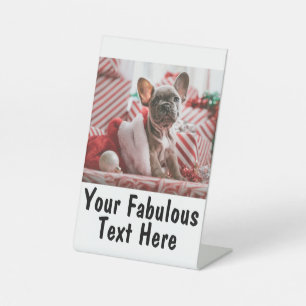 Expositor En L Foto y texto personalizados