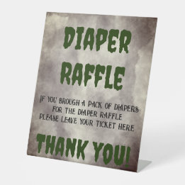 Expositor En L Frankenstein Diaper Raffle