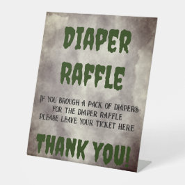 Expositor En L Frankenstein Diaper Raffle