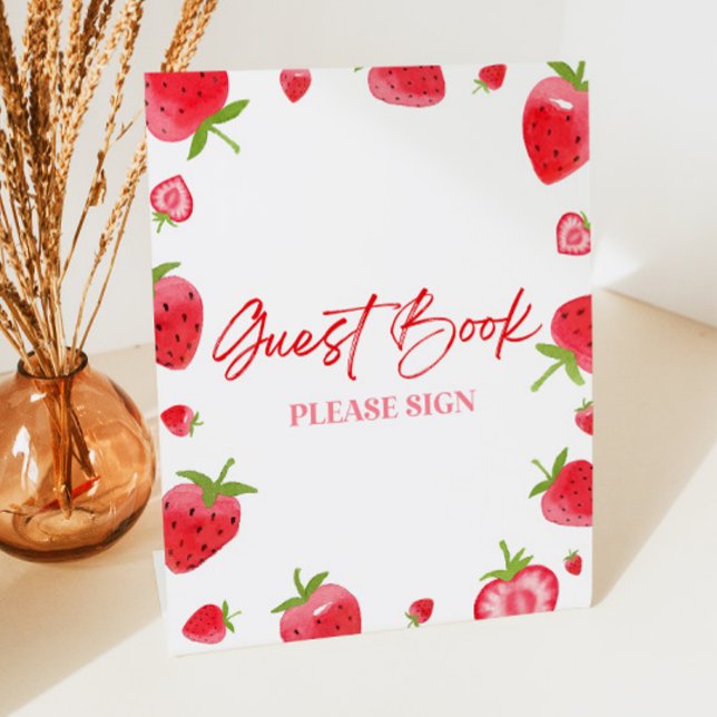 Expositor En L Fresa Berry Sweet Guest Book (Subido por el creador)