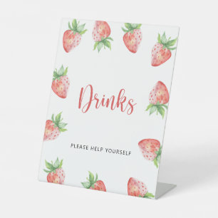 Expositor En L Fresas - Bebidas sírvete tú mismo