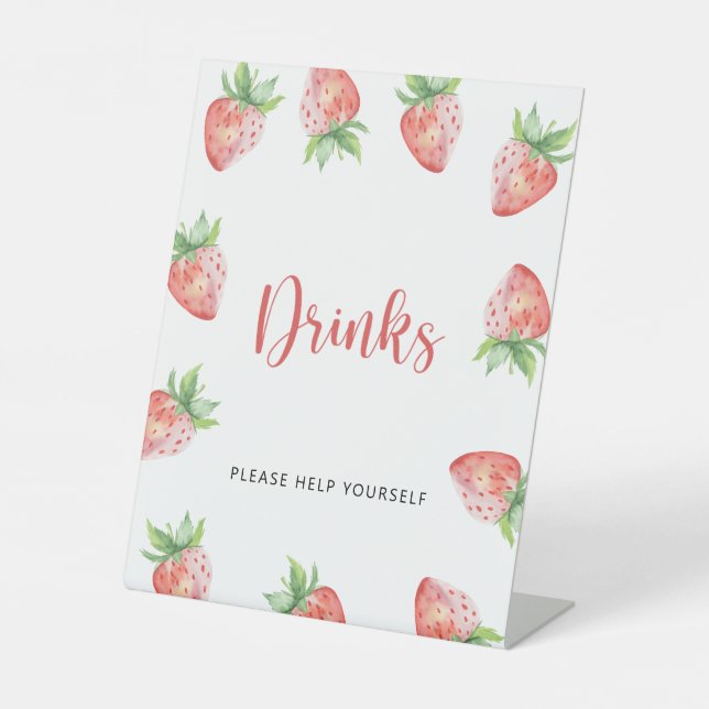 Expositor En L Fresas - Bebidas sírvete tú mismo  (Anverso)
