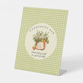 Expositor En L Fresh Off the Market Bridal Shower Champagne Bar