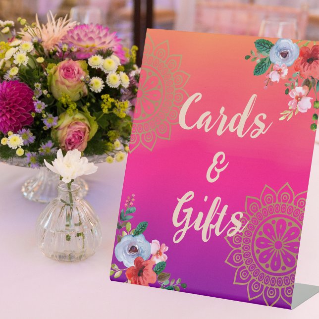 Expositor En L Fuchsia Naranja rosa morado brillante y audaz flor (Subido por el creador)