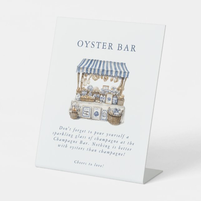 Expositor En L Fuera del mercado, el mercado costero, la ducha de (Anverso)