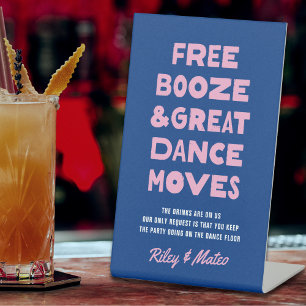 Expositor En L Fun Moderno Booze Libre Gran Danza Mueve Boda