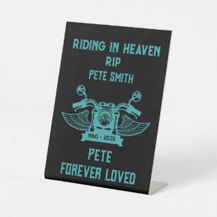 Expositor En L Funeral de moto en memoria