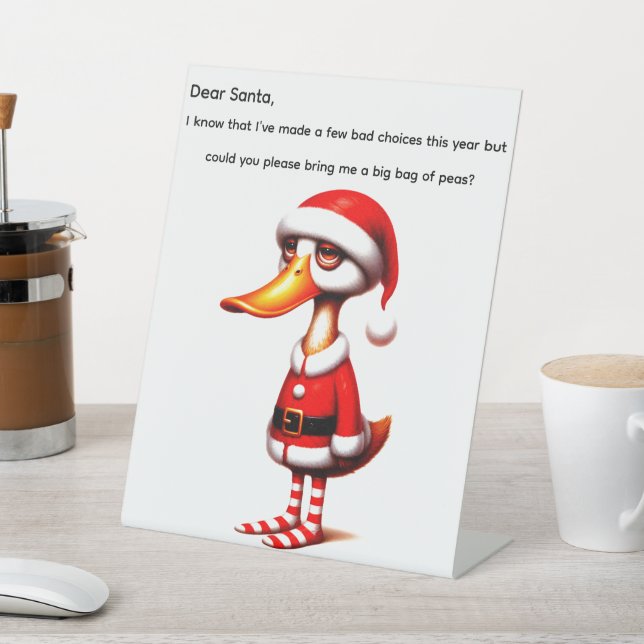 Expositor En L Funny Animated Christmas Duck  (In Situ)