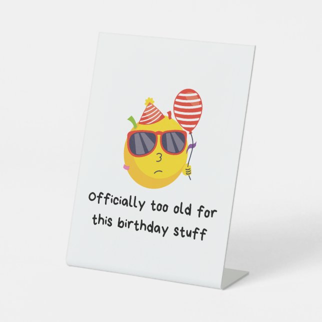 Expositor En L Funny Birthday (Anverso)