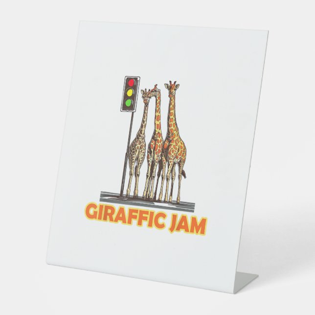 Expositor En L Funny Pun Giraffe Jam (Anverso)