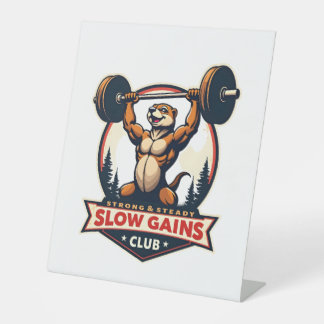 Expositor En L Funny Sloth Gym Shirt Vintage Strong and Slow Desi