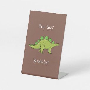Expositor En L Funny stegosaurus dinosaur personalizado