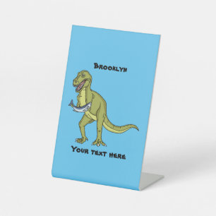 Expositor En L Funny T rex dinosaur ilustracion