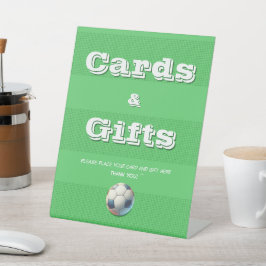 Expositor En L Fútbol Deportivo Bebé Ducha Tarjetas y Regalos