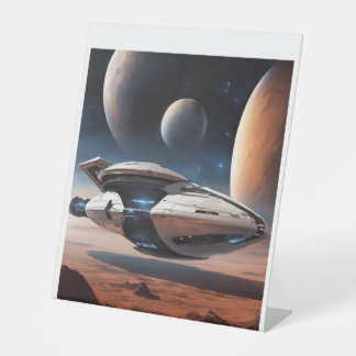 Expositor En L Futurista nave espacial — Aventura de la Galaxia d