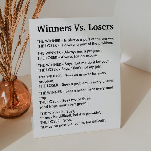 Expositor En L Ganadores Vs Perdedores