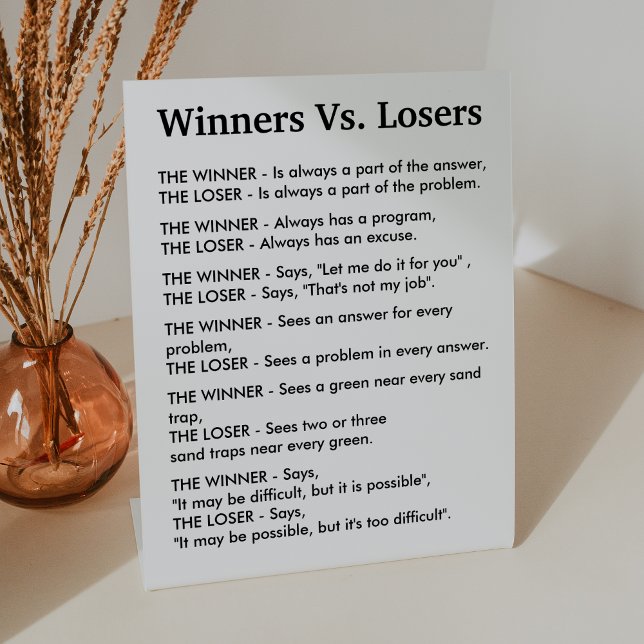 Expositor En L Ganadores Vs Perdedores (Subido por el creador)