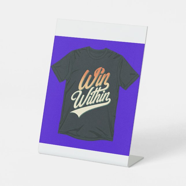 Expositor En L "Ganar dentro". (Anverso)