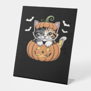 Expositor En L Gatito de Halloween en una camiseta clásica de cal