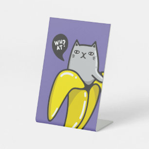 Expositor En L Gato en banana