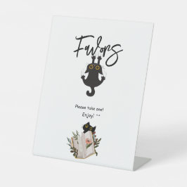 Expositor En L Gato negro y favoritos de Baby Shower para libros