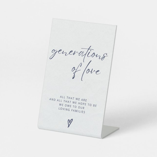 Expositor En L Generaciones de Rótulo de amor (Anverso)