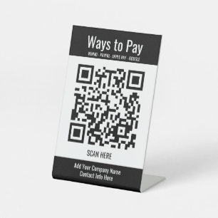 Expositor En L Generar código QR gratis en Rótulo Venmo