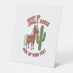 Expositor En L Giddy Up Jingle Horse Coge Tus Pies