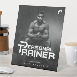 Expositor En L Gimnasio de entrenador personal Personalizado