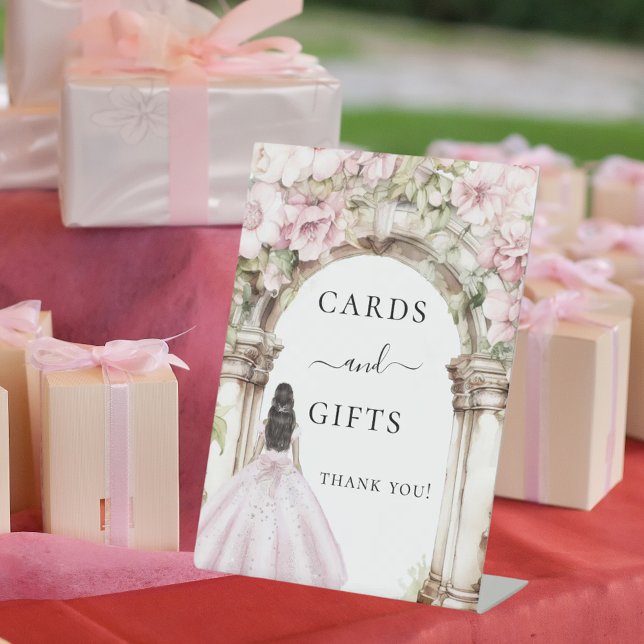 Expositor En L Girl princess dress party cards gifts sign (Subido por el creador)