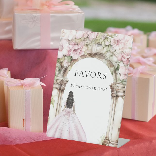 Expositor En L Girl princess dress party favor sign (Subido por el creador)