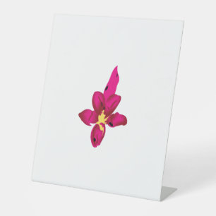Expositor En L Girly Design, Light Gold, Purplish Red