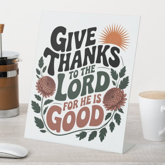 Expositor En L Give Thanks - Christian (In Situ)