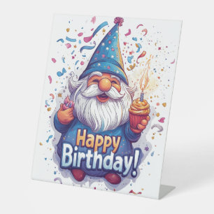 Expositor En L Gnome Feliz Cumpleaños: Diseño de Cumpleaños Britá